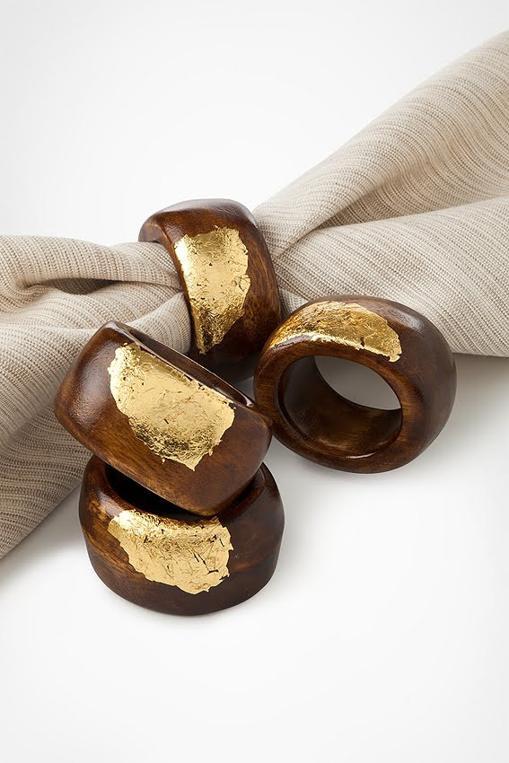 Best ideas about Wood Rings DIY
. Save or Pin laurendy DVF Gold Leaf Wooden Napkin Ring Inspired DIY Now.