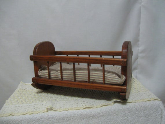Best ideas about Wooden Baby Doll Furniture
. Save or Pin Vintage Wooden Doll Cradle For your Antique Baby Dolls Doll Now.