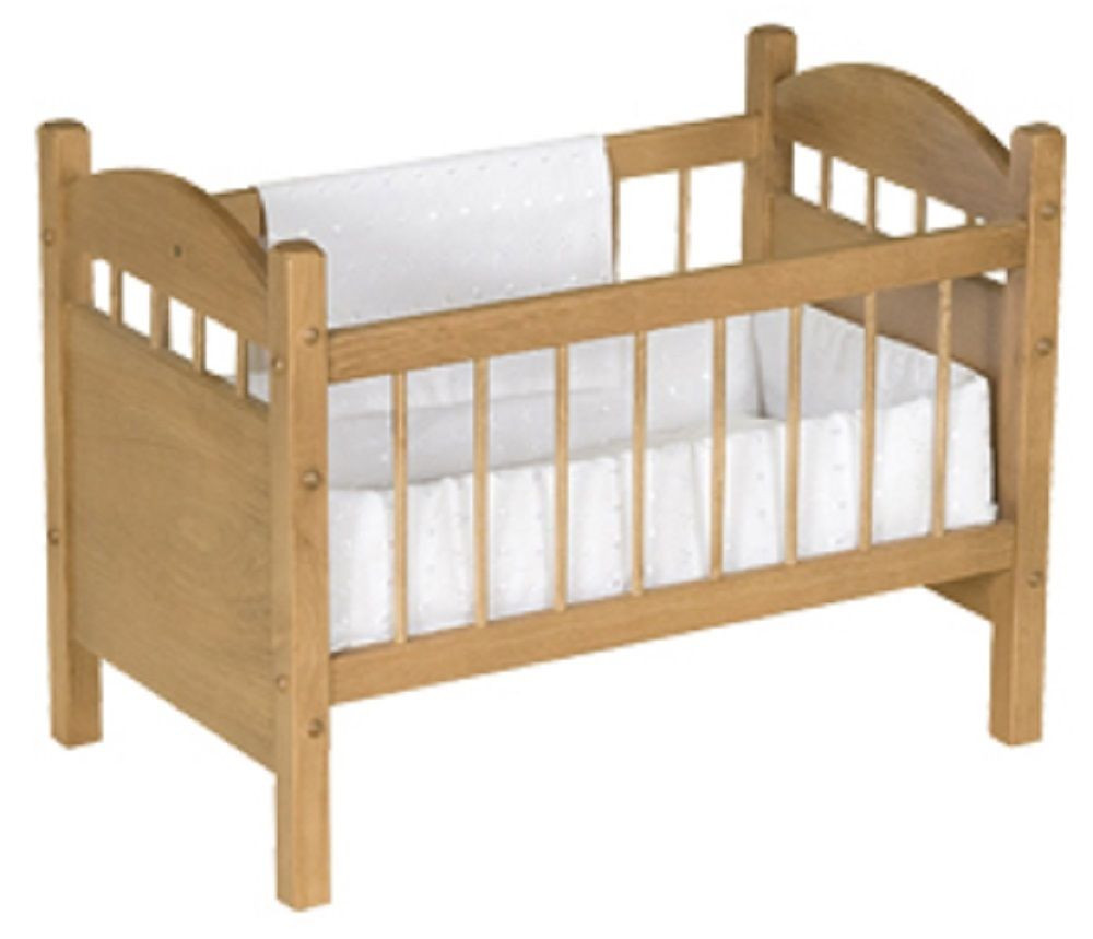 Best ideas about Wooden Baby Doll Furniture
. Save or Pin 18" Toy Baby Doll Crib Bed Handmade Bedding Oak Wood Now.