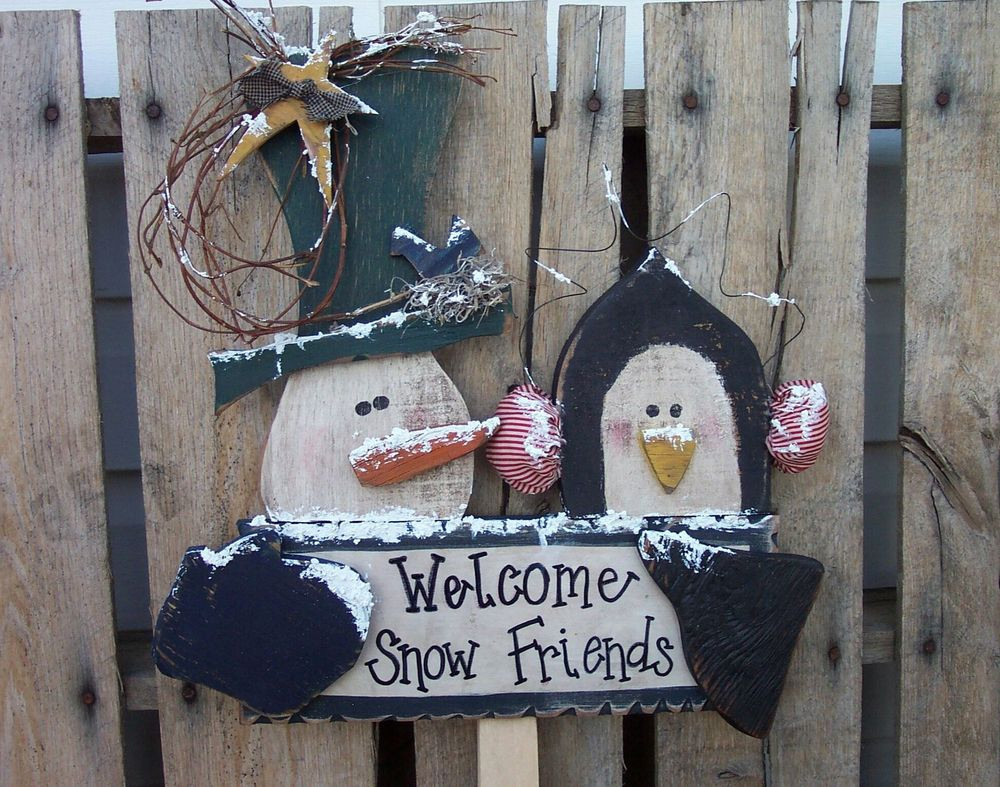 Best ideas about Wooden Craft Ideas Patterns
. Save or Pin Snowman & Penguin Wood Craft Pattern outdoor stake Now.