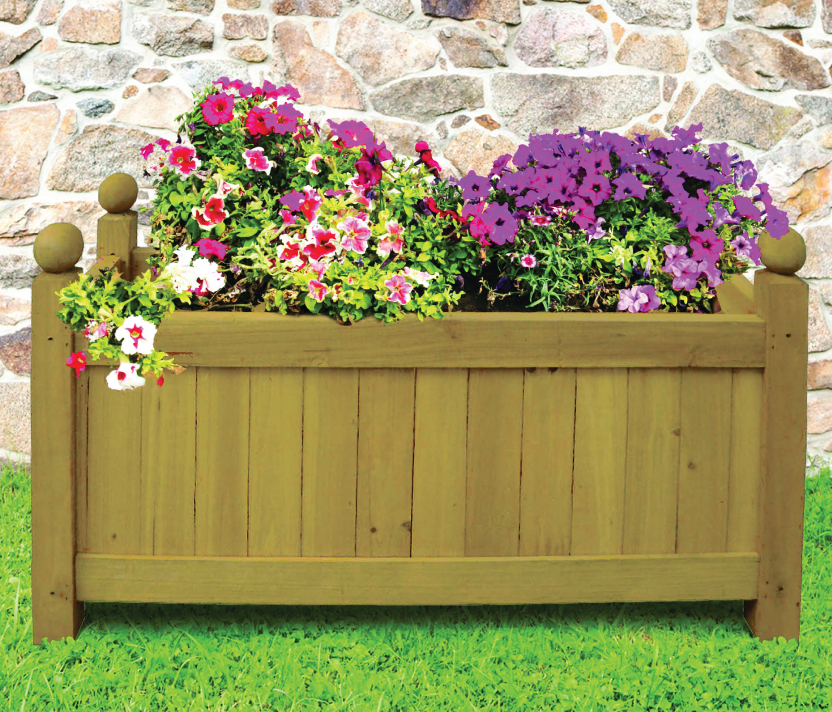 Best ideas about Wooden Garden Planters
. Save or Pin 2x Rectangular Outdoor Wooden Garden Planter Plantpot Now.