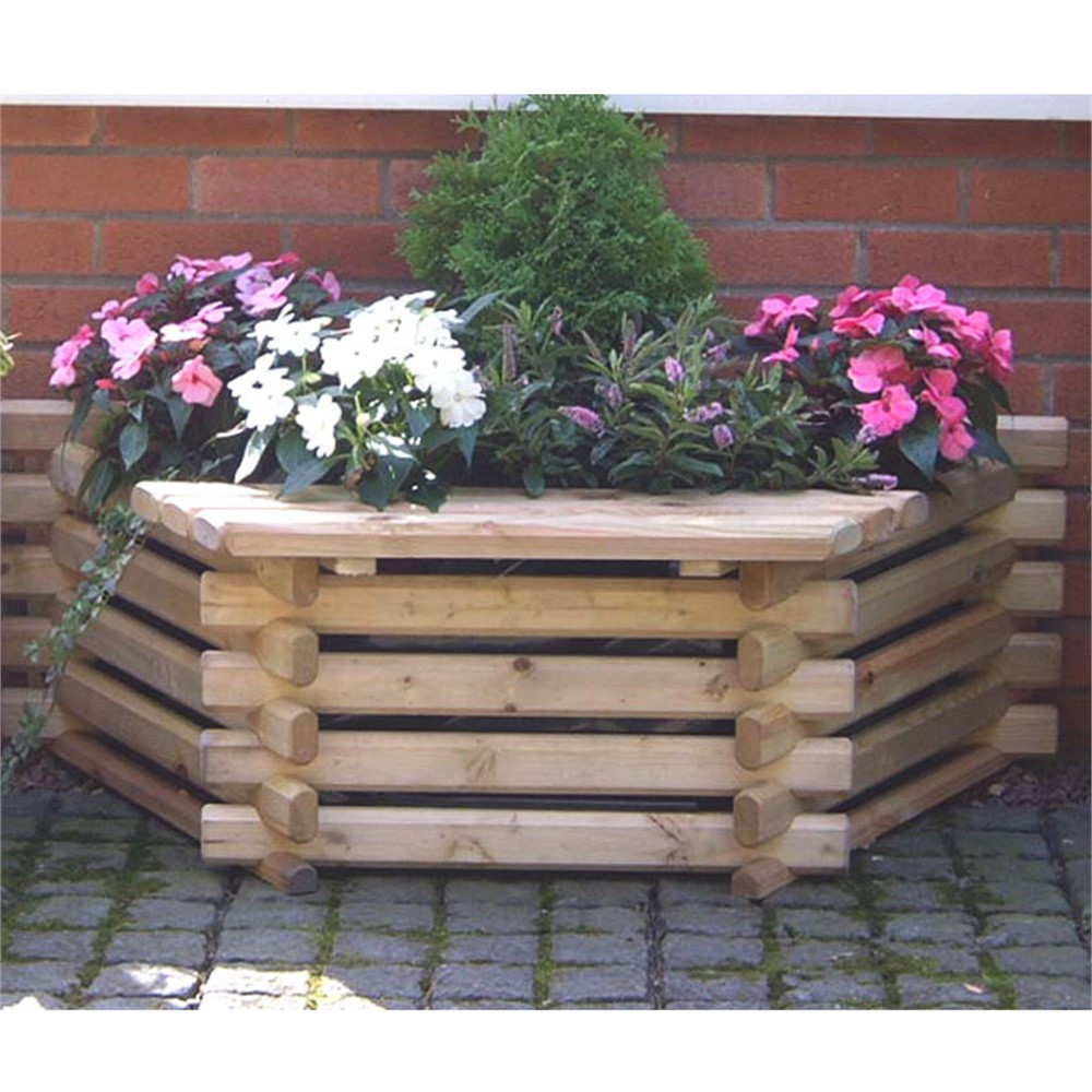 Best ideas about Wooden Garden Planters
. Save or Pin Norlog Flatback Wooden Planter Now.