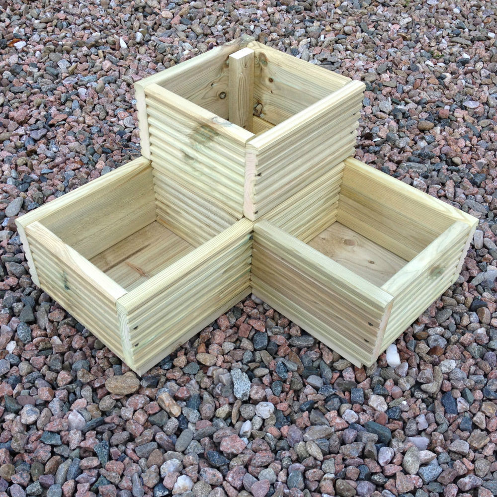 Best ideas about Wooden Garden Planters
. Save or Pin Corner L shaped WOODEN GARDEN PLANTER BOX Trough Now.