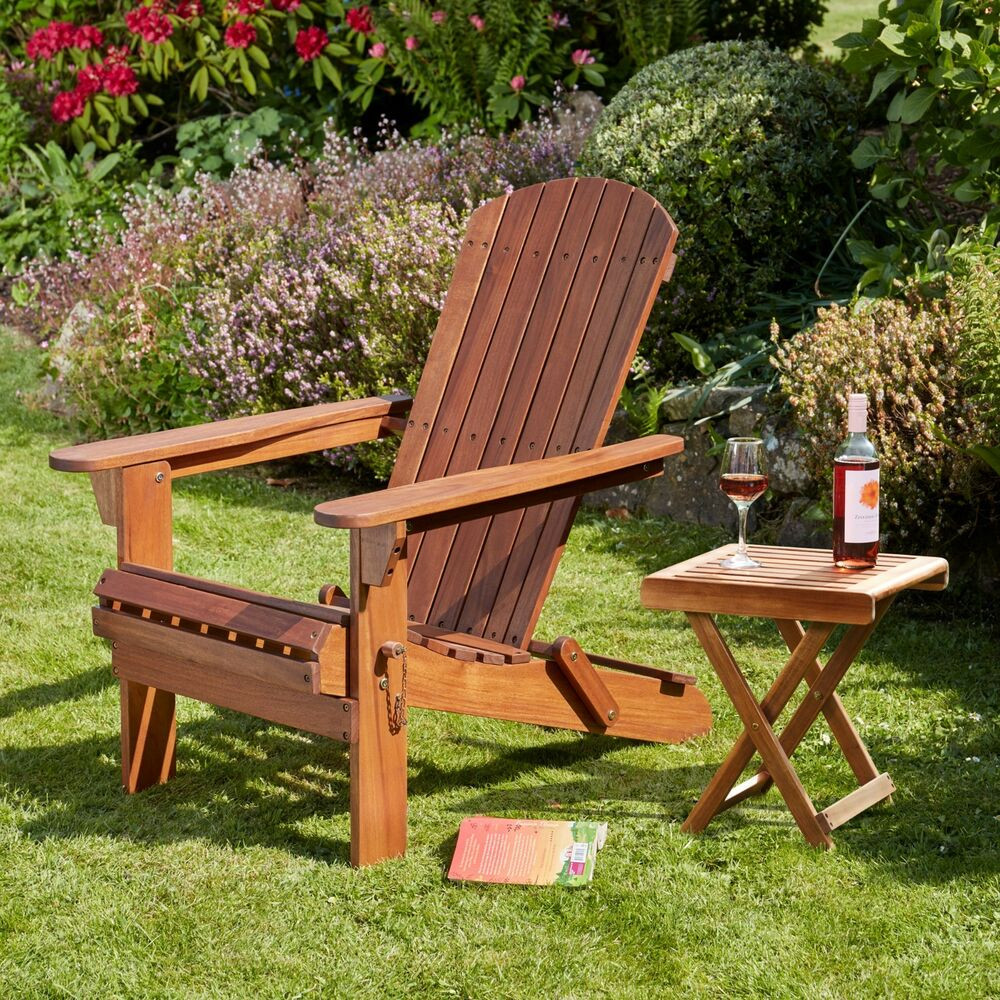 Best ideas about Wooden Patio Furniture
. Save or Pin Adirondack Garden Chair Table Footrest Seats Outdoor Patio Now.