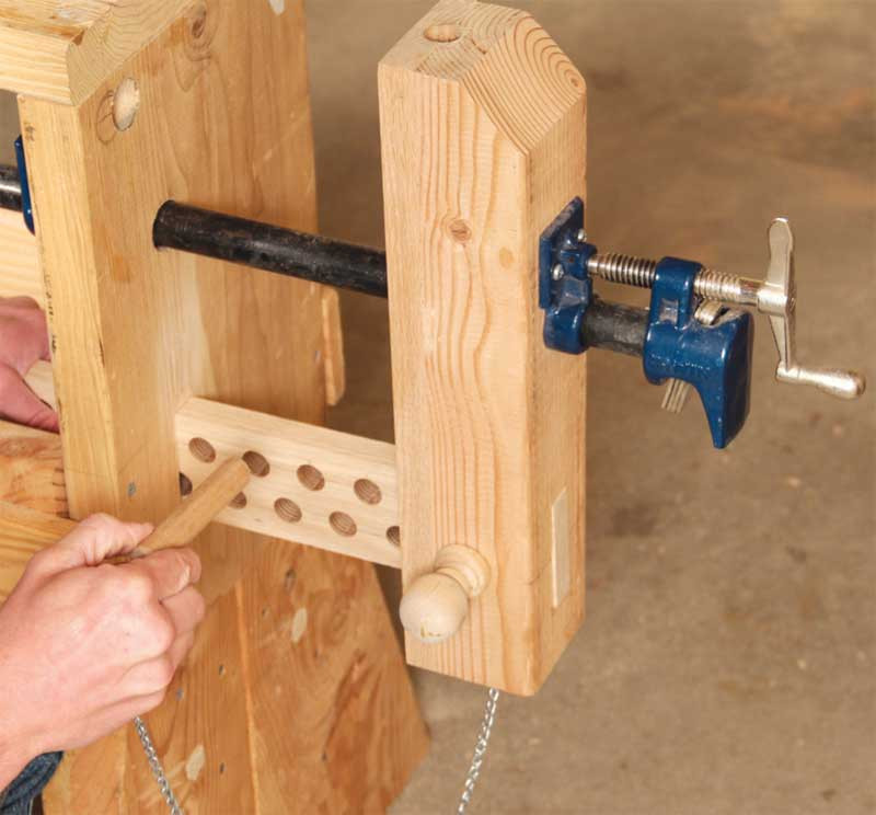 Best ideas about Woodworking Vise DIY
. Save or Pin 3 Classic Vises made with Pipe Clamps Now.