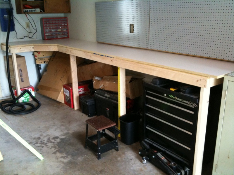 Best ideas about Workbench Ideas For Garage
. Save or Pin Cheap and Easy Garage Workbench Now.