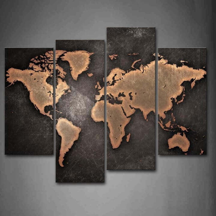 Best ideas about World Map Wall Art
. Save or Pin 37 Eye Catching World Map Posters You Should Hang Your Now.