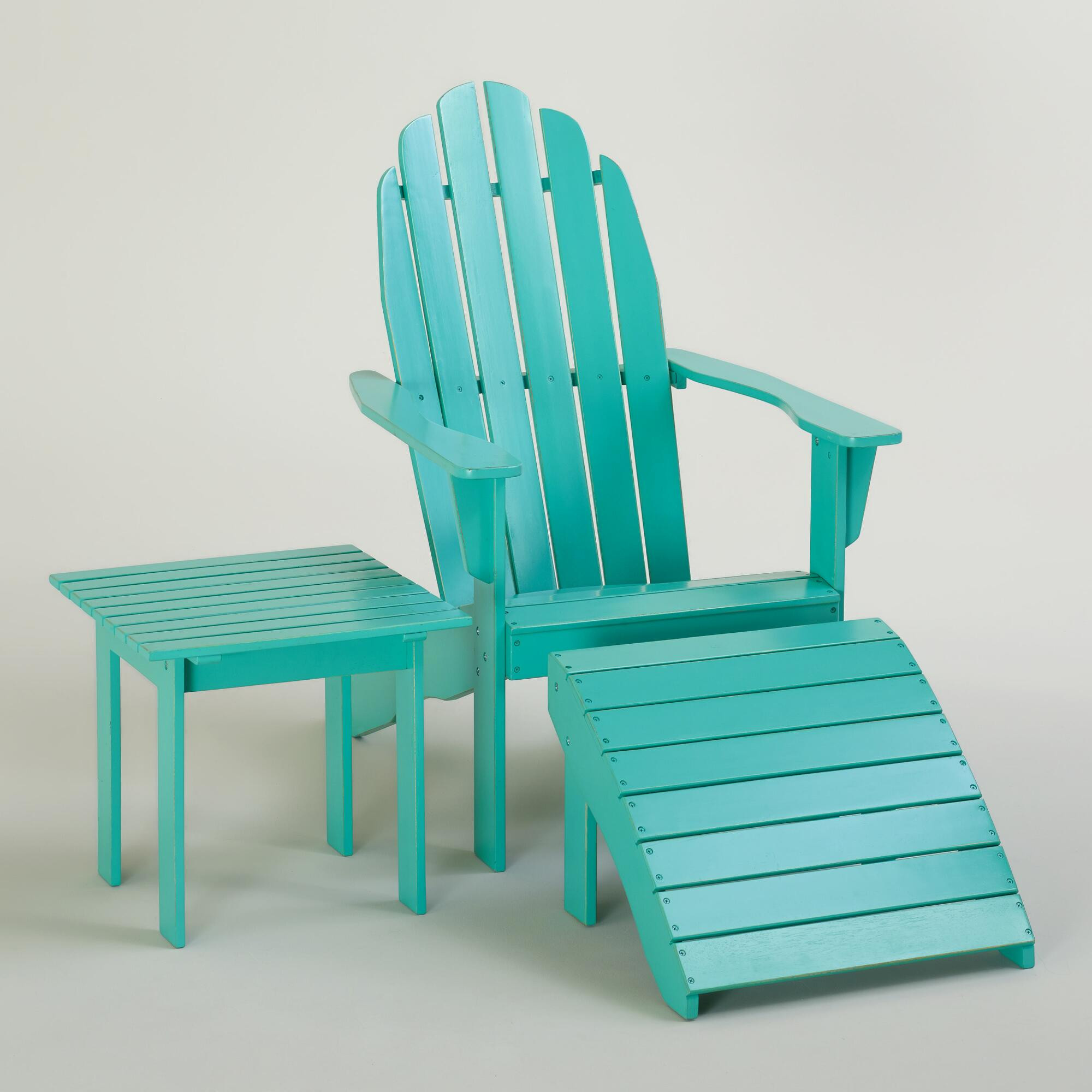 Best ideas about World Market Patio Furniture
. Save or Pin Blue Turquoise Classic Adirondack Collection Now.