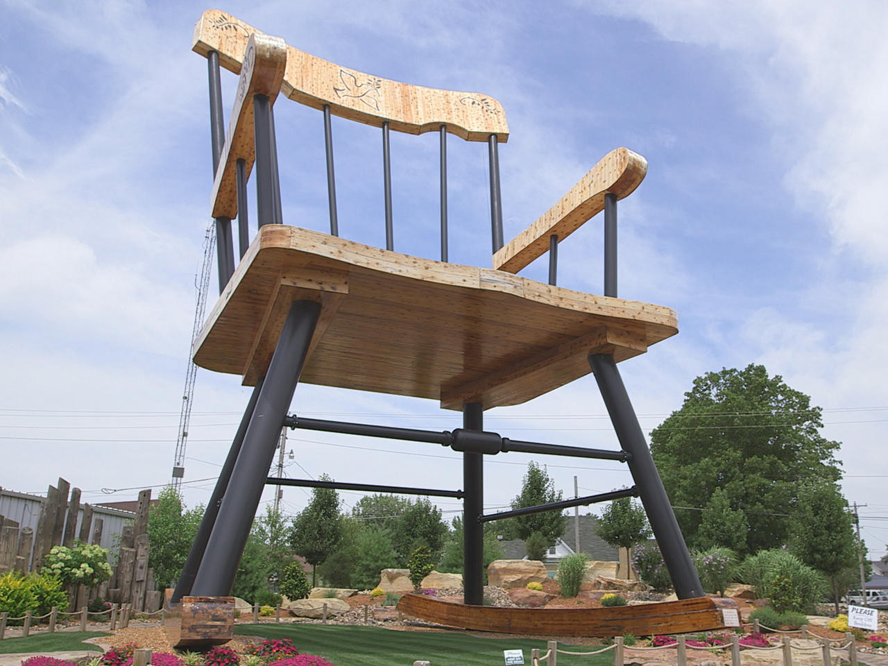 Best ideas about World'S Largest Rocking Chair
. Save or Pin A small town dreams big CBS News Now.