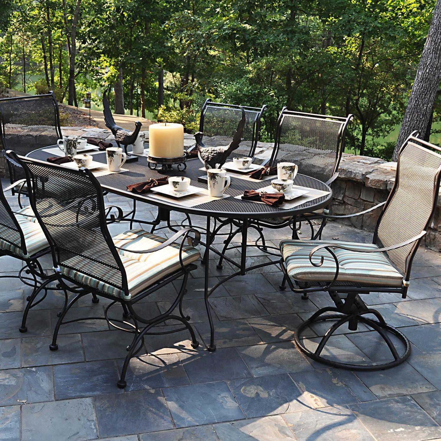 Best ideas about Wrought Iron Patio Set
. Save or Pin Wrought Iron Patio Dining Sets Creativity pixelmari Now.