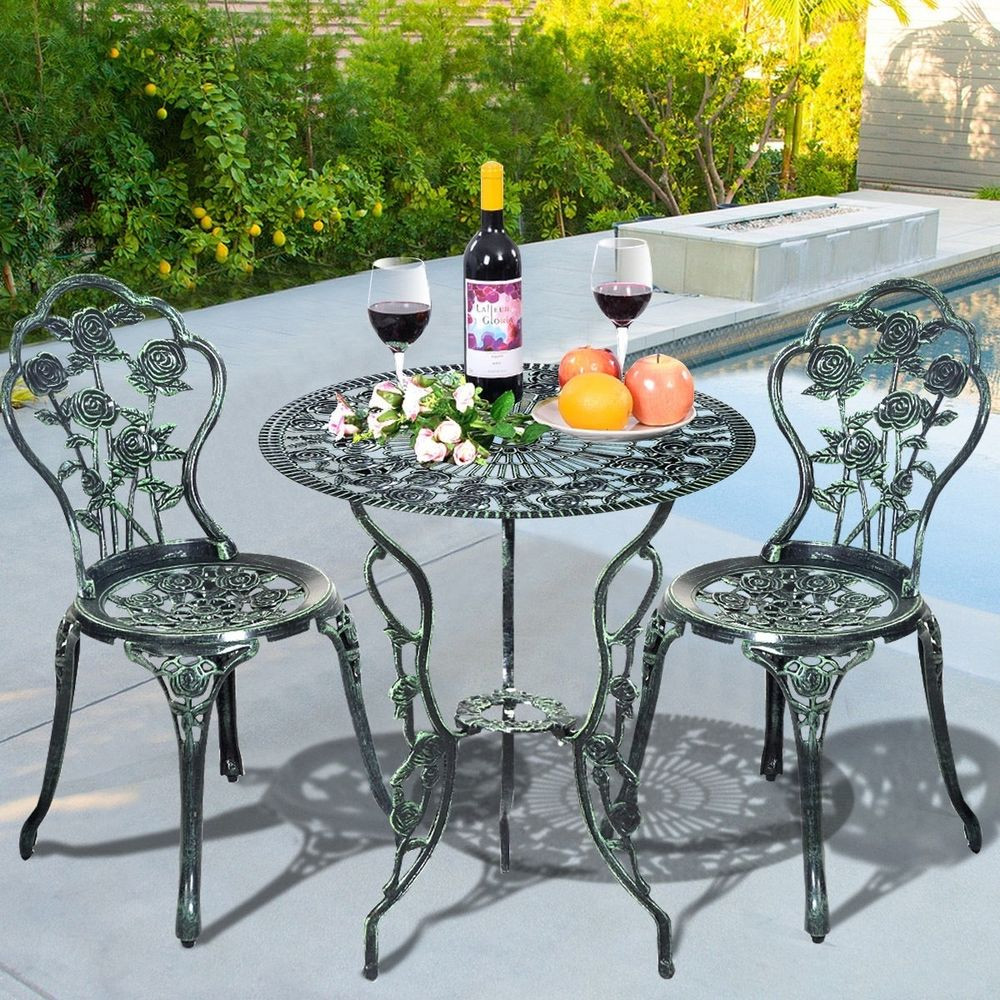 Best ideas about Wrought Iron Patio Set
. Save or Pin Wrought Iron Patio Set Bistro Dining Table Outdoor Garden Now.