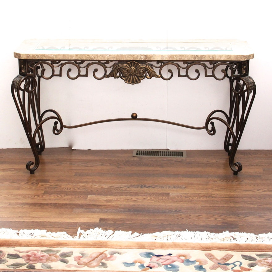 Best ideas about Wrought Iron Sofa Table
. Save or Pin Glass Top Wrought Iron Sofa Table EBTH Now.