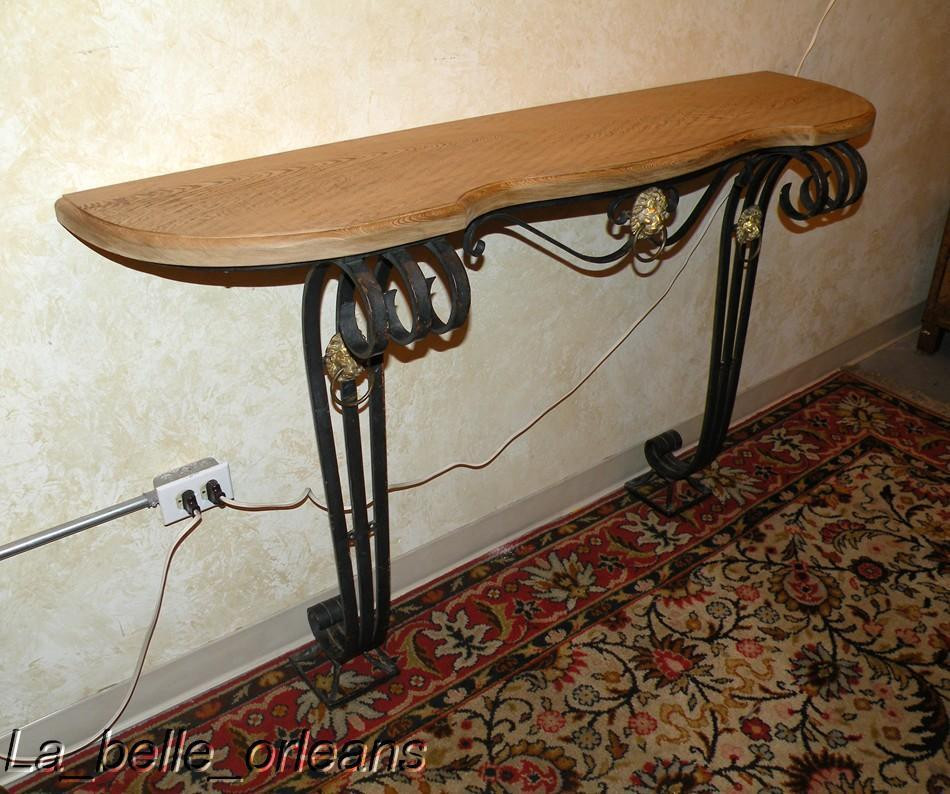 Best ideas about Wrought Iron Sofa Table
. Save or Pin FRENCH WROUGHT IRON CONSOLE TABLE W RECLAIMED SUNKEN Now.
