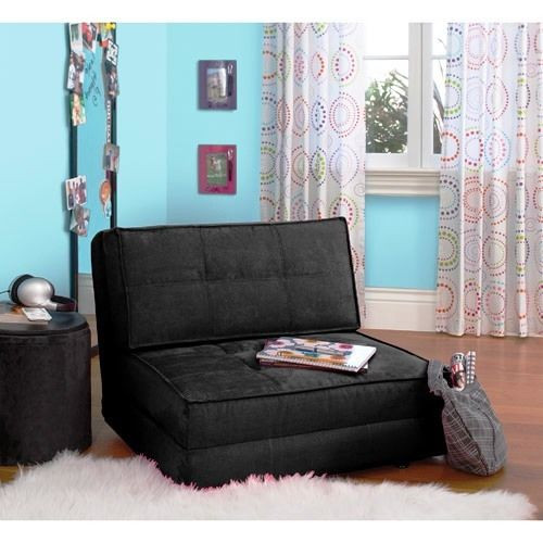 Best ideas about Your Zone Flip Chair
. Save or Pin YOUR ZONE Rich Black Chair Flip Out Convertible Sleeper Now.