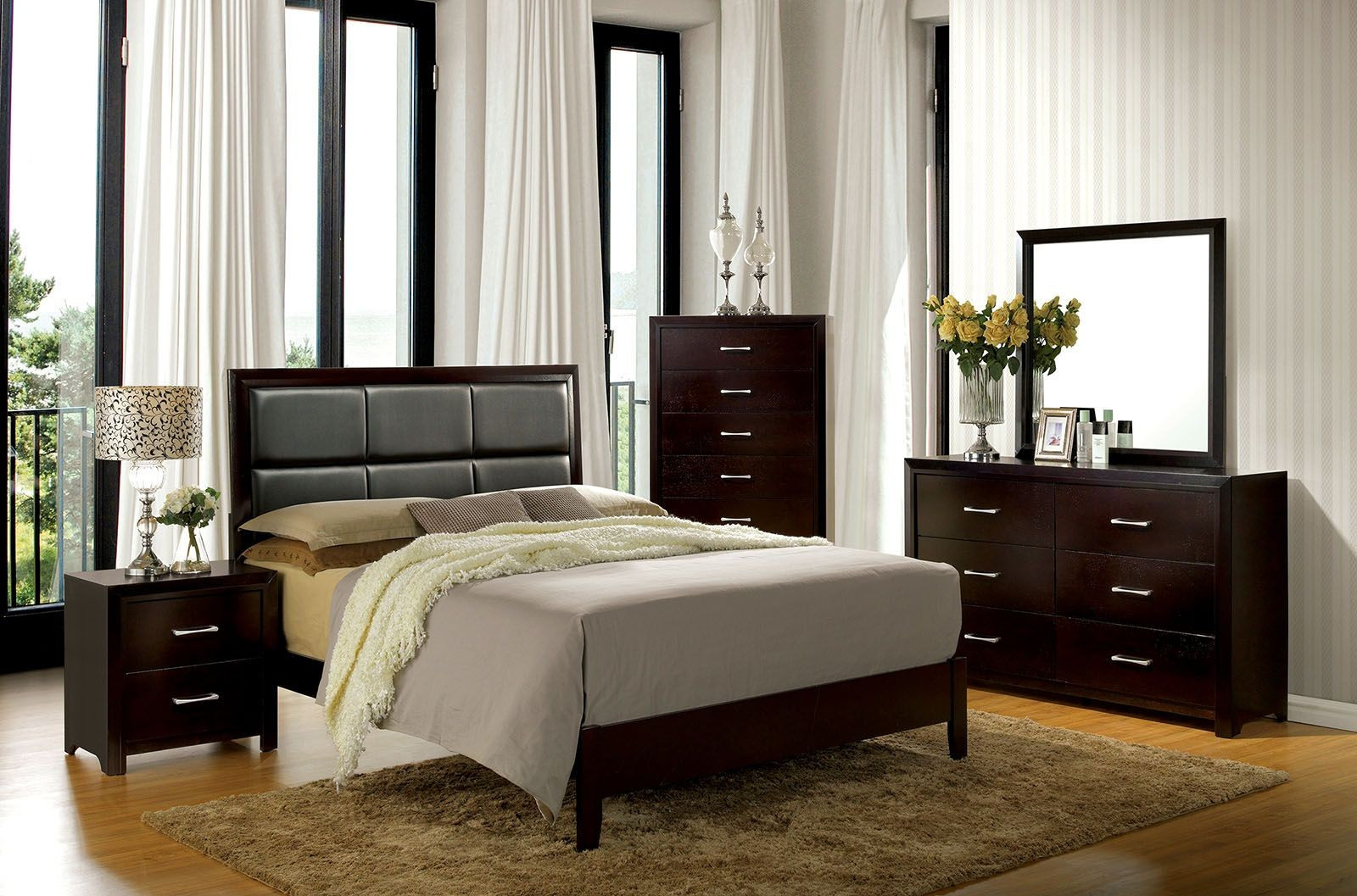 Best ideas about Youth Bedroom Sets
. Save or Pin Janine Espresso Youth Upholstered Platform Bedroom Set Now.