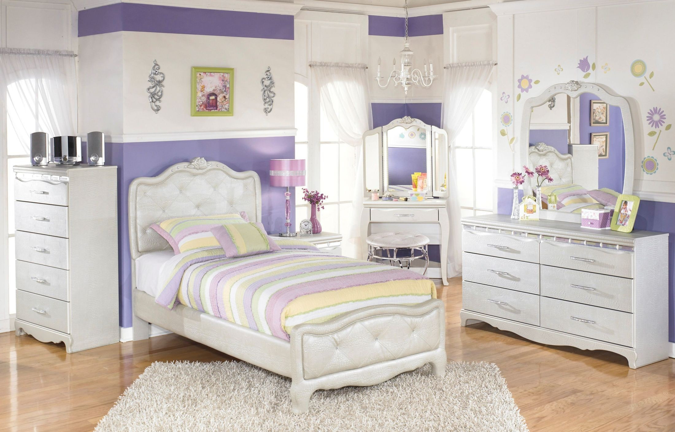 Best ideas about Youth Bedroom Sets
. Save or Pin Zarollina Youth Upholstered Bedroom Set from Ashley B182 Now.