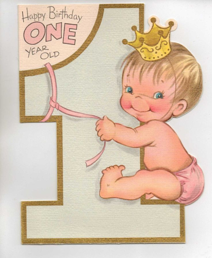 Best ideas about 1 Year Old Birthday Card
. Save or Pin 1950s Happy Birthday e Year Old Now.