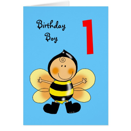 Best ideas about 1 Year Old Birthday Card
. Save or Pin 1 year old birthday boy card Now.
