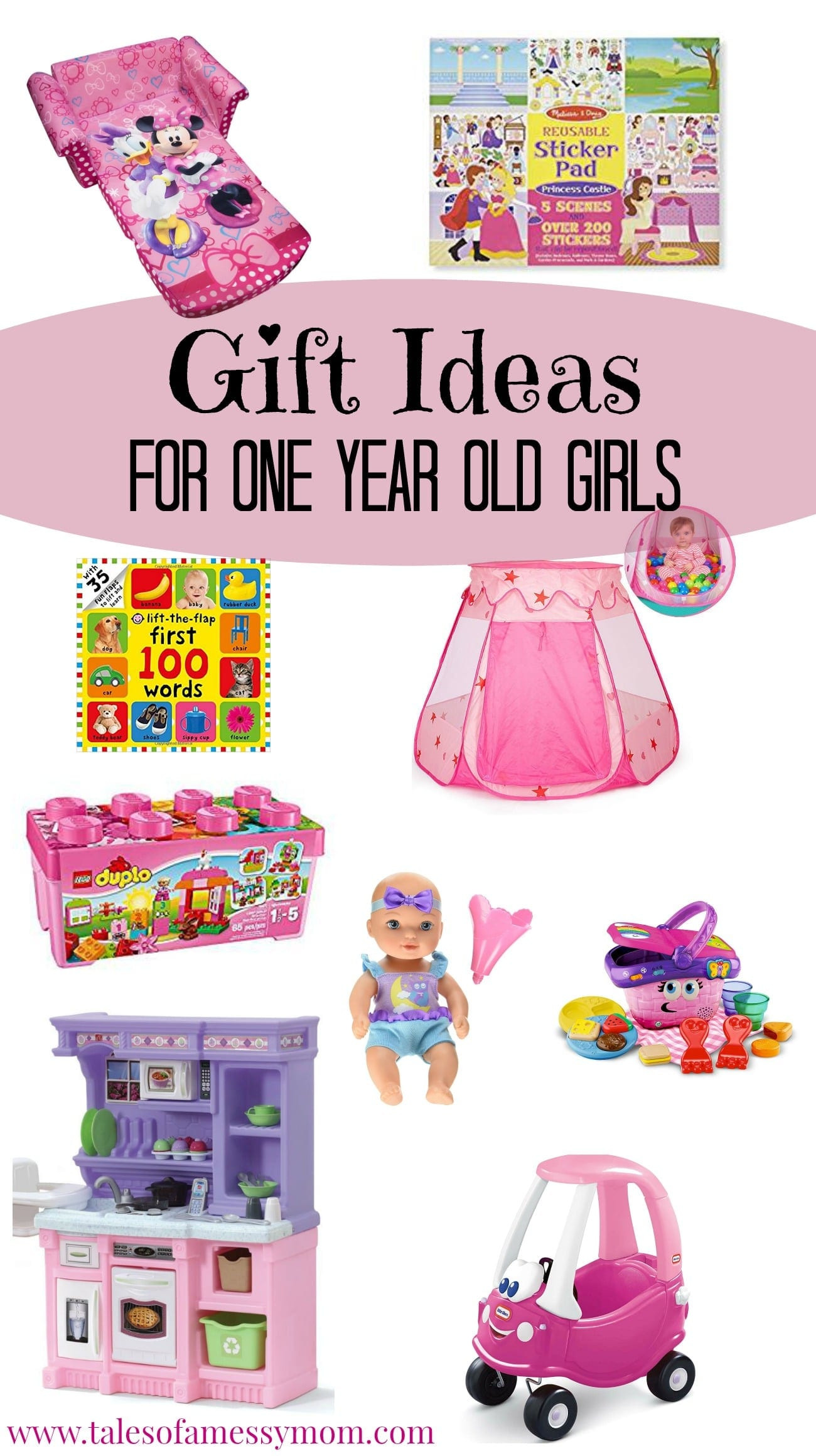 Best ideas about 1 Year Old Gift Ideas
. Save or Pin Gift Ideas for e Year Old Girls Tales of a Messy Mom Now.