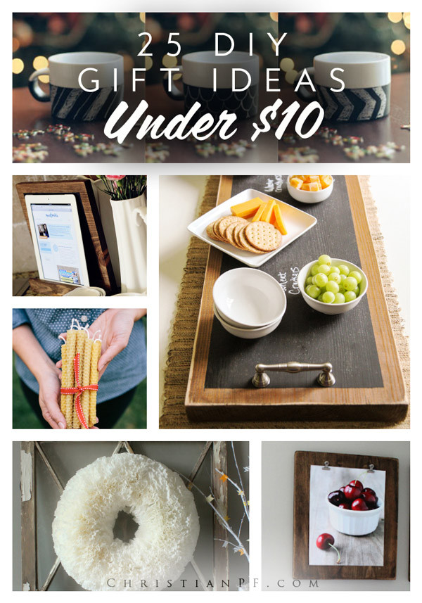 Best ideas about $10 Christmas Gift Ideas
. Save or Pin 25 DIY t ideas for under $10 Now.