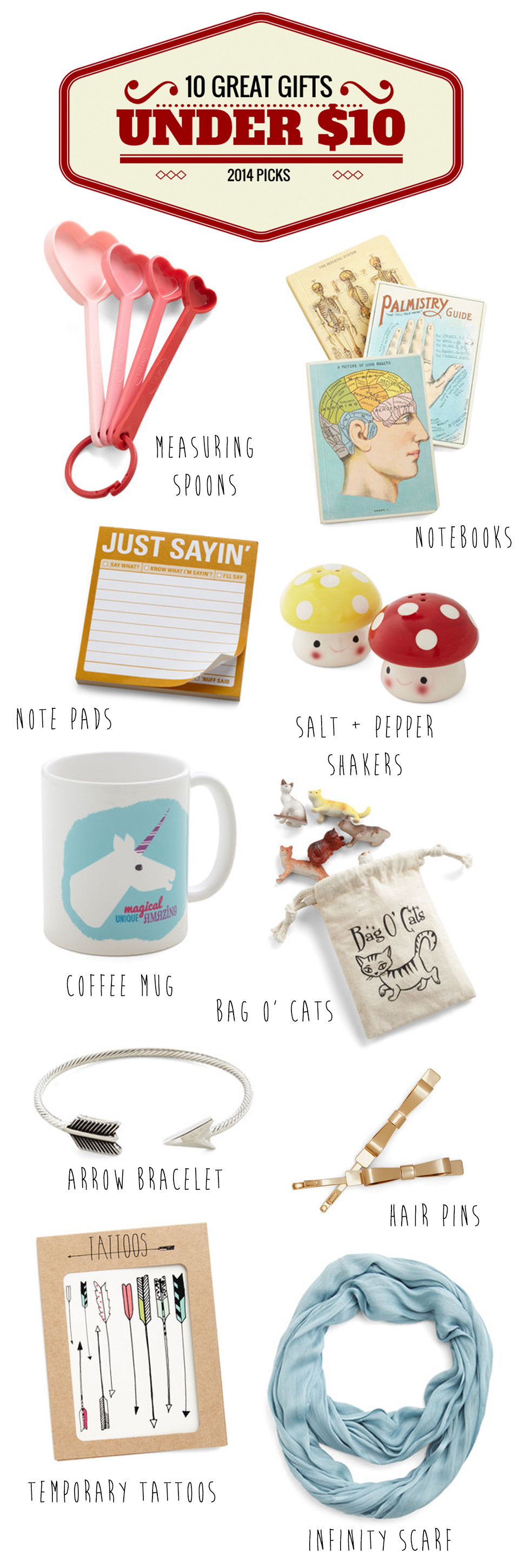 Best ideas about $10 Gift Ideas For Coworkers
. Save or Pin 10 Gift Ideas Under $10 00 lots of fun ts for co Now.