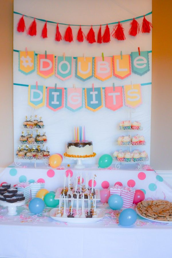 Best ideas about 10 Year Old Birthday Party
. Save or Pin DoubleDigits A 10th Birthday Party Now.