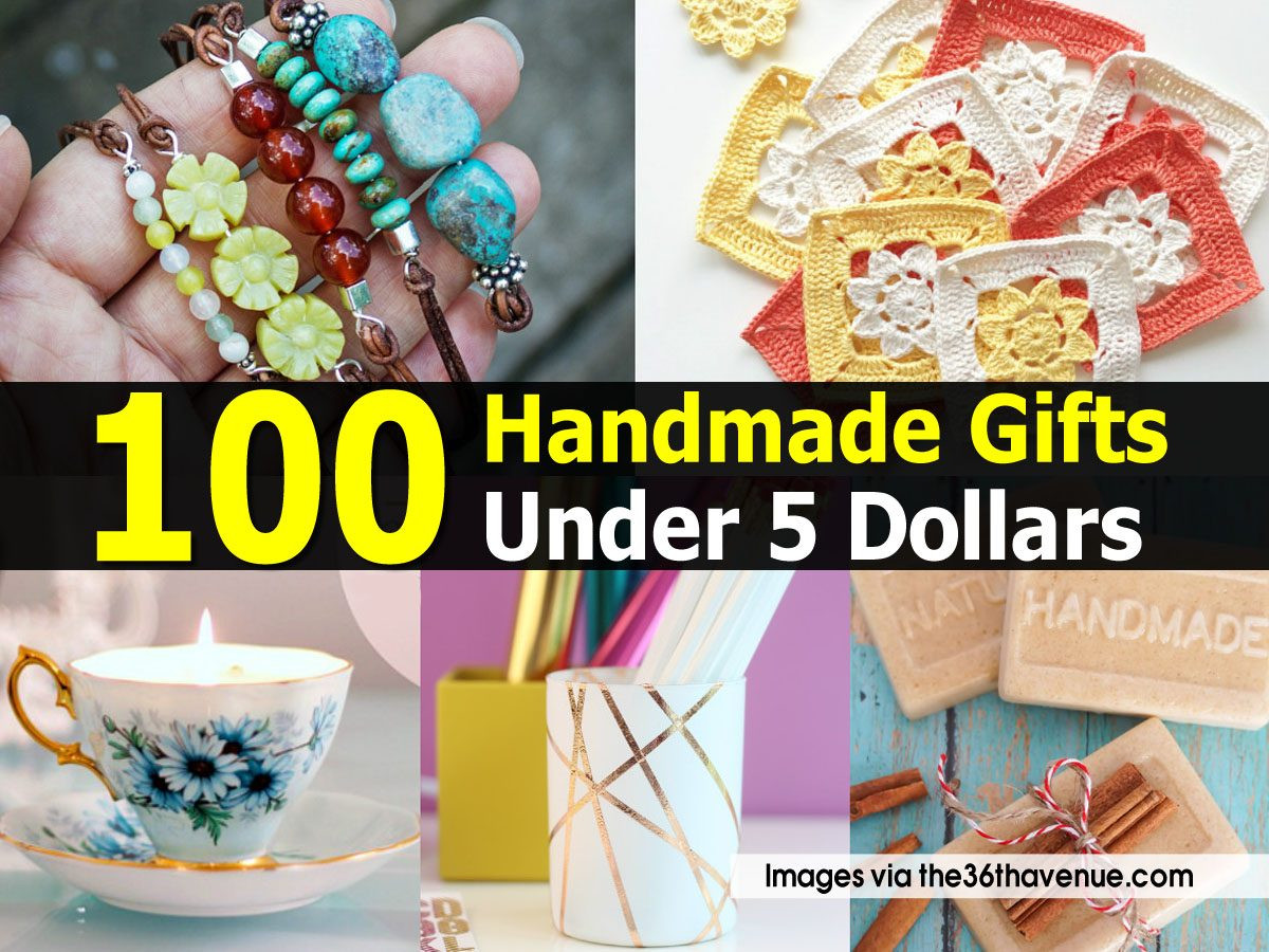 Best ideas about 100 Dollar Gift Ideas
. Save or Pin 100 Handmade Gifts Under 5 Dollars Now.