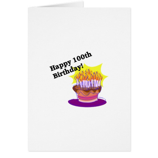 Best ideas about 100th Birthday Card
. Save or Pin Happy 100th Birthday Card Now.