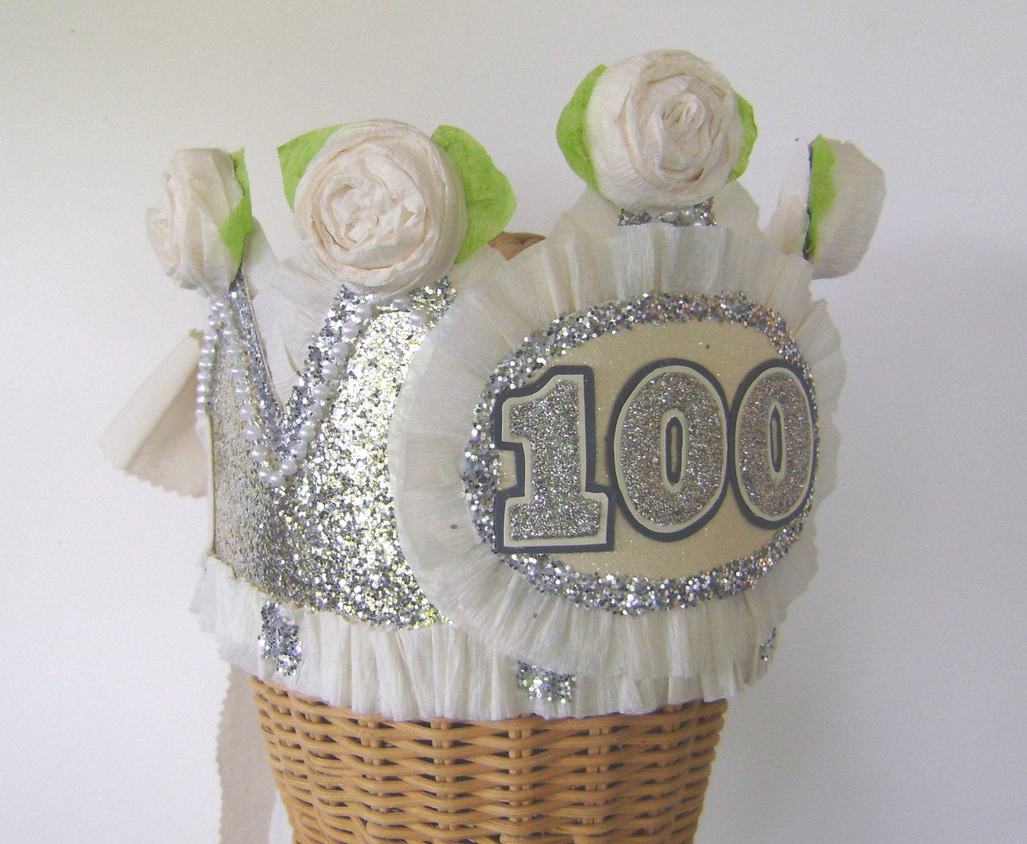 Best ideas about 100th Birthday Decorations
. Save or Pin 100th Birthday Party Crown 100th birthday party hat adult Now.
