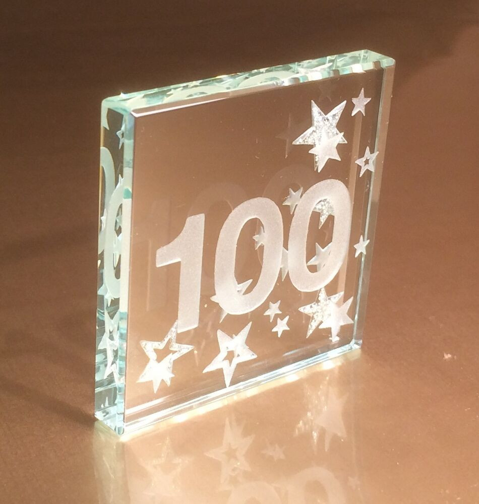 Best ideas about 100Th Birthday Gift Ideas
. Save or Pin Happy 100th Birthday Gift Ideas Spaceform Glass Token Now.