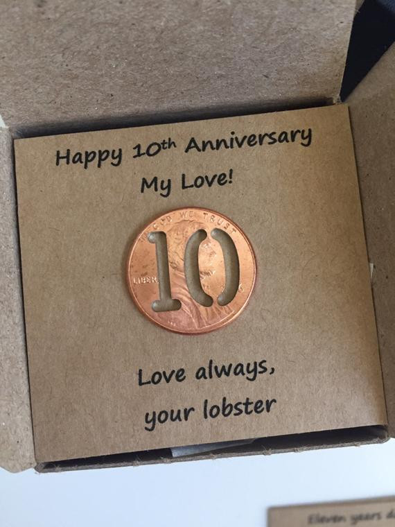 Best ideas about 10Th Anniversary Gift Ideas For Her
. Save or Pin 10th Anniversary Happy Anniversary Anniversary Gift Ten Now.
