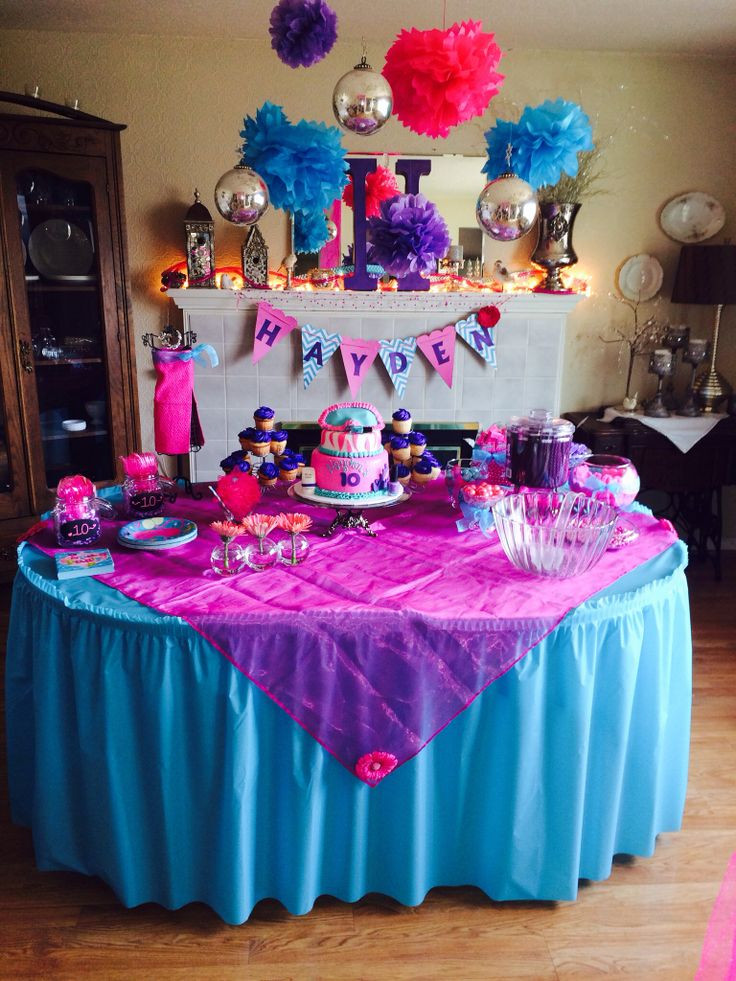 Best ideas about 10th Birthday Ideas
. Save or Pin Girls 10th birthday party Party Ideas Pinterest Now.