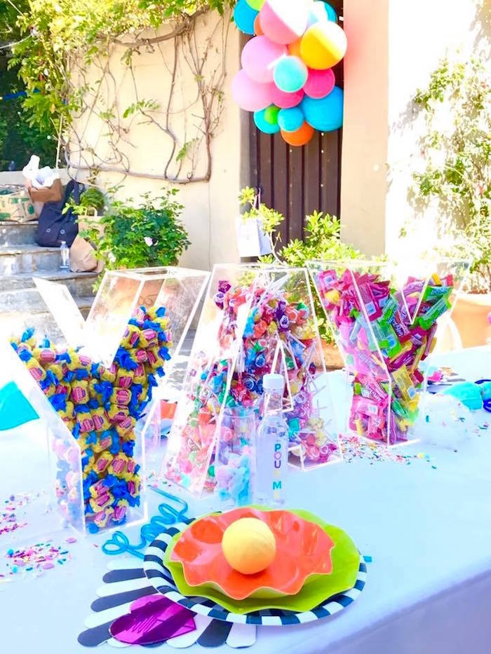 Best ideas about 10th Birthday Party Ideas For Girl
. Save or Pin Kara s Party Ideas Colorful Modern 10th Birthday Party Now.