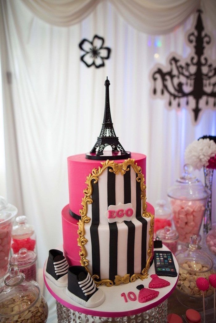 Best ideas about 10th Birthday Party Ideas For Girl
. Save or Pin Kara s Party Ideas Paris 10th Birthday Party Now.