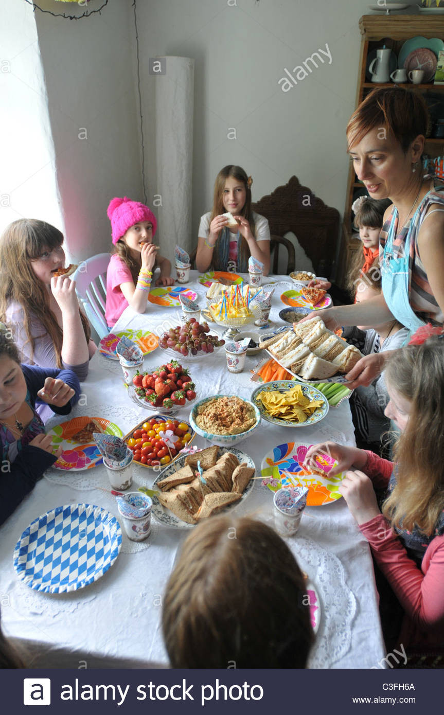 Best ideas about 11 Year Old Girl Birthday Ideas
. Save or Pin A mother serving food at an 11 year old girls birthday Now.