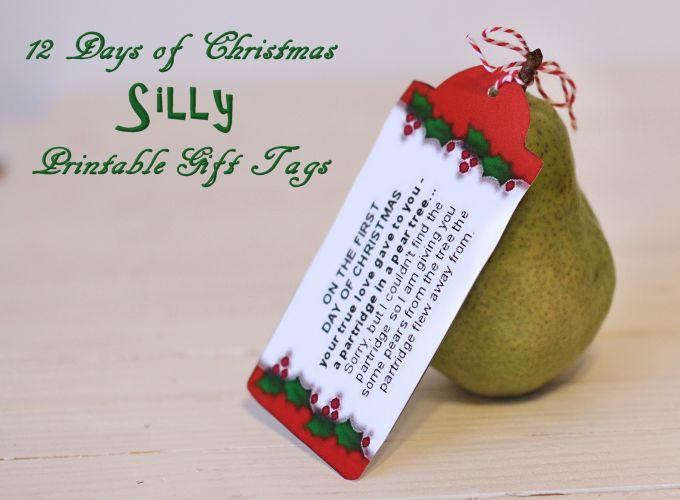 Best ideas about 12 Days Of Christmas Funny Gift Ideas
. Save or Pin Silly 12 Days of Christmas Printable Tags – About Family Now.