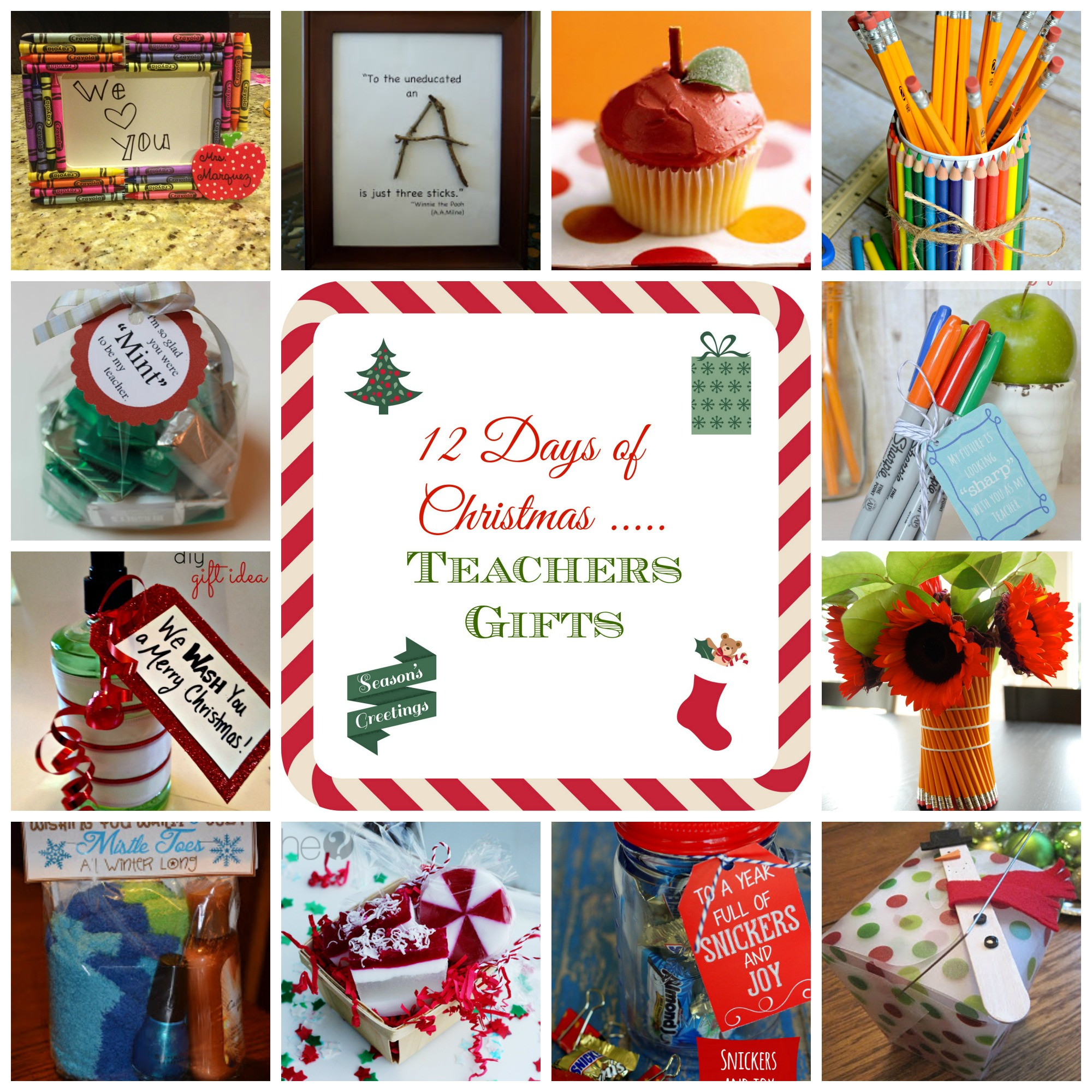 Best ideas about 12 Days Of Christmas Gift Ideas For Him
. Save or Pin 12 Days of Christmas Teacher Gift Ideas donnahup Now.