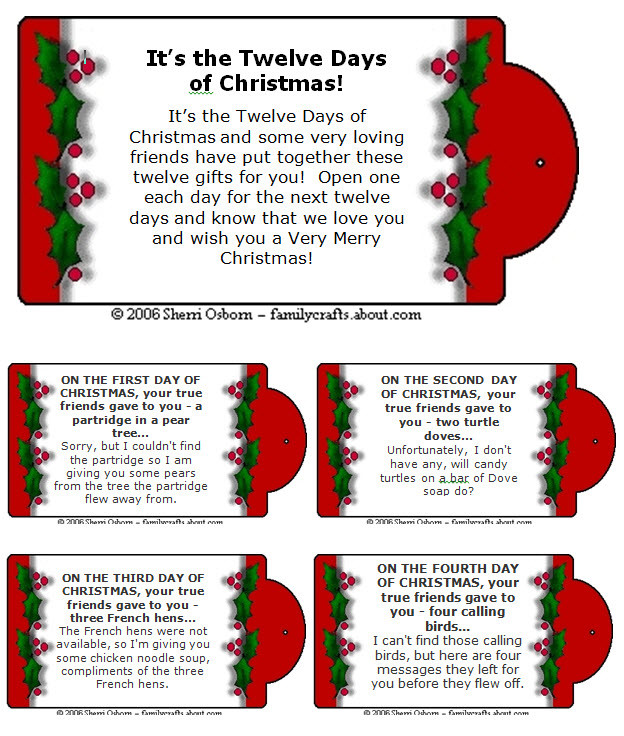 Best ideas about 12 Days Of Christmas Gift Ideas For Kids
. Save or Pin Contagiously Crafty 12 Days of Christmas Kids Style Now.