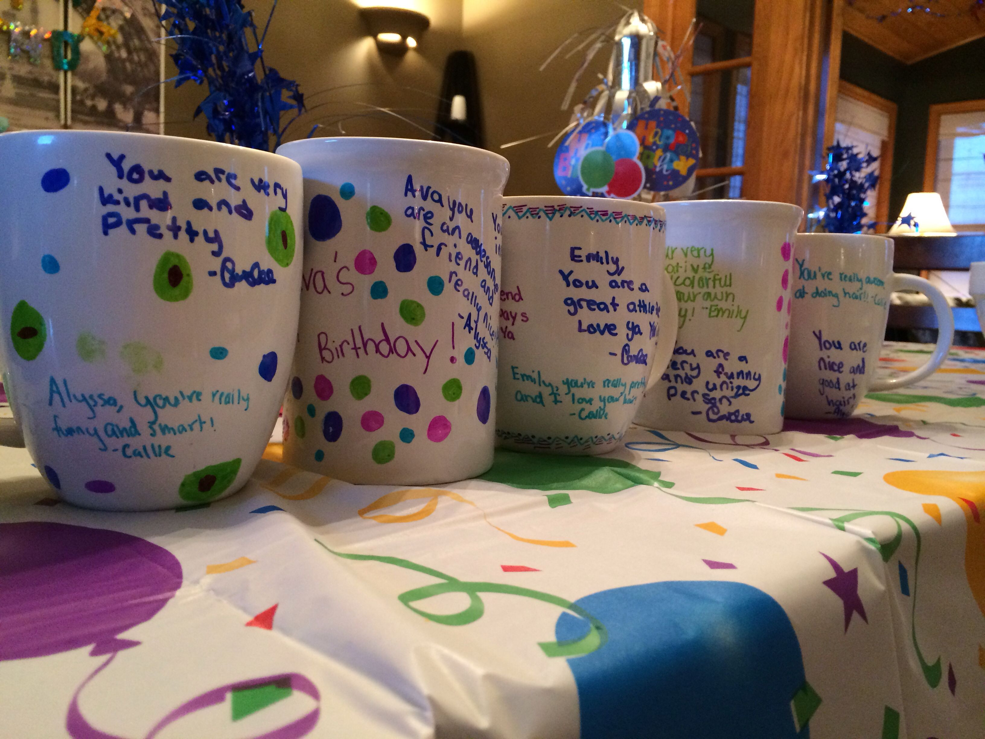 Best ideas about 12 Year Old Birthday Party Ideas Not At Home
. Save or Pin Sharpie Mugs Now.