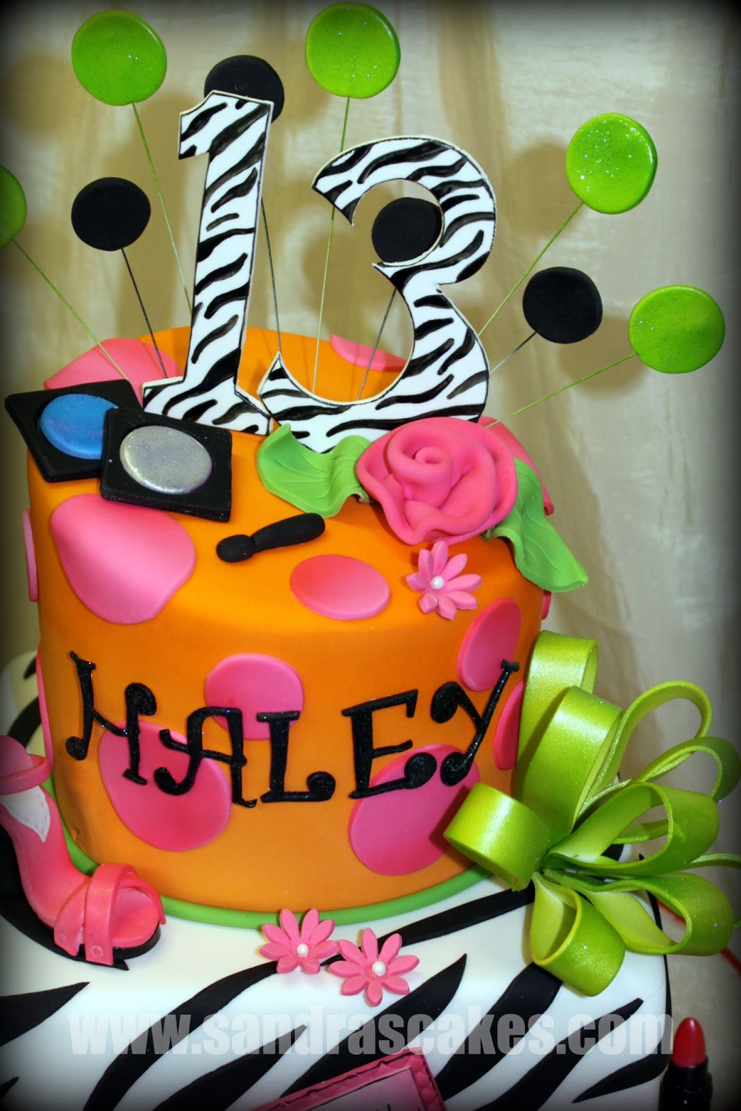 Best ideas about 13 Birthday Cake
. Save or Pin Fun and Colorful 13th Birthday Cake Now.