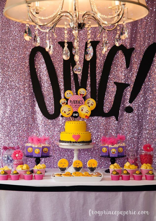 Best ideas about 13 Birthday Party Ideas
. Save or Pin Glam Emoji Birthday Party Ideas Now.