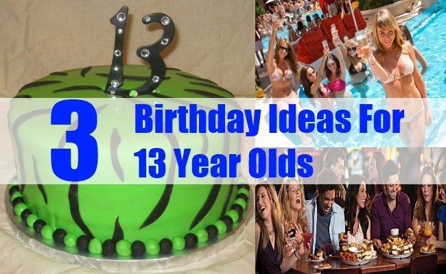 Best ideas about 13 Year Old Birthday Party
. Save or Pin 3 Birthday Ideas For 13 Year Olds How To Celebrate Now.
