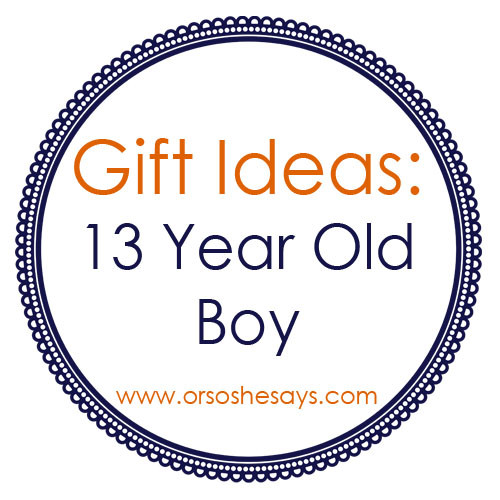 Best ideas about 13 Year Old Boy Gift Ideas
. Save or Pin Gift Ideas for 13 Year Old Boys so she says Now.