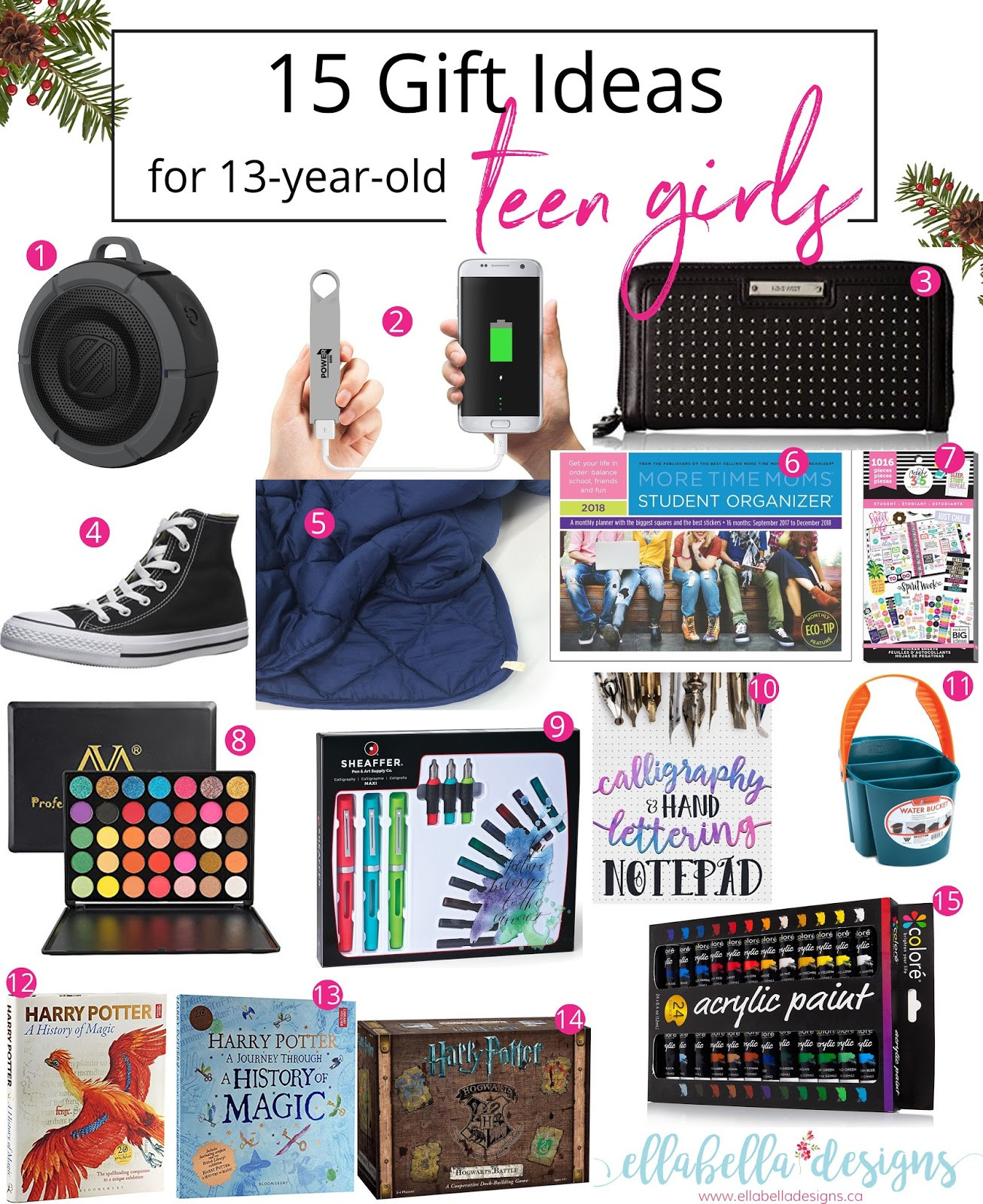 Best ideas about 13 Years Old Gift Ideas
. Save or Pin Ellabella Designs 15 Gift Ideas for 13 year old Teen Now.