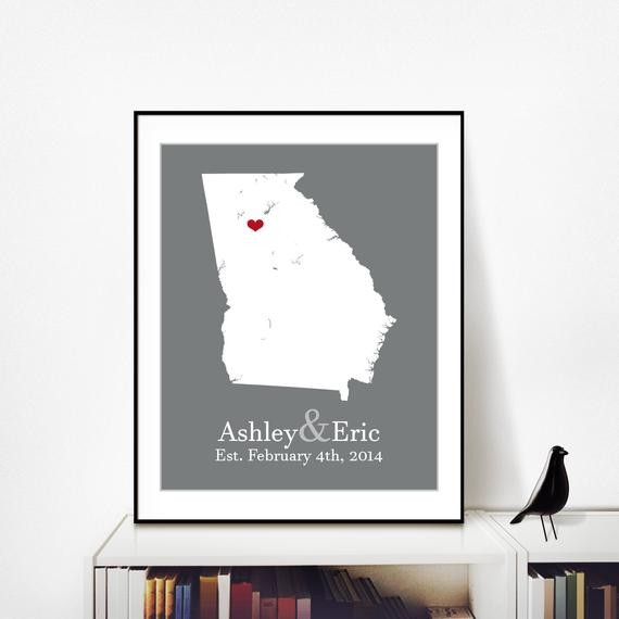 Best ideas about 13Th Anniversary Gift Ideas
. Save or Pin 40th Wedding Anniversary Gift 13th Wedding by PersonalizedMaps Now.