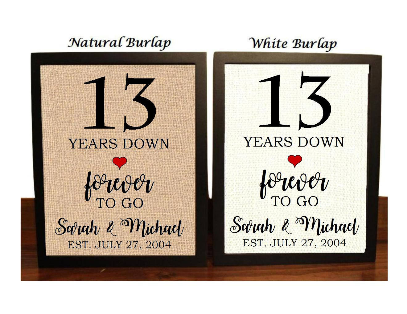 Best ideas about 13Th Anniversary Gift Ideas
. Save or Pin 13th Anniversary Gift 13th Wedding Anniversary Gift Gift Now.