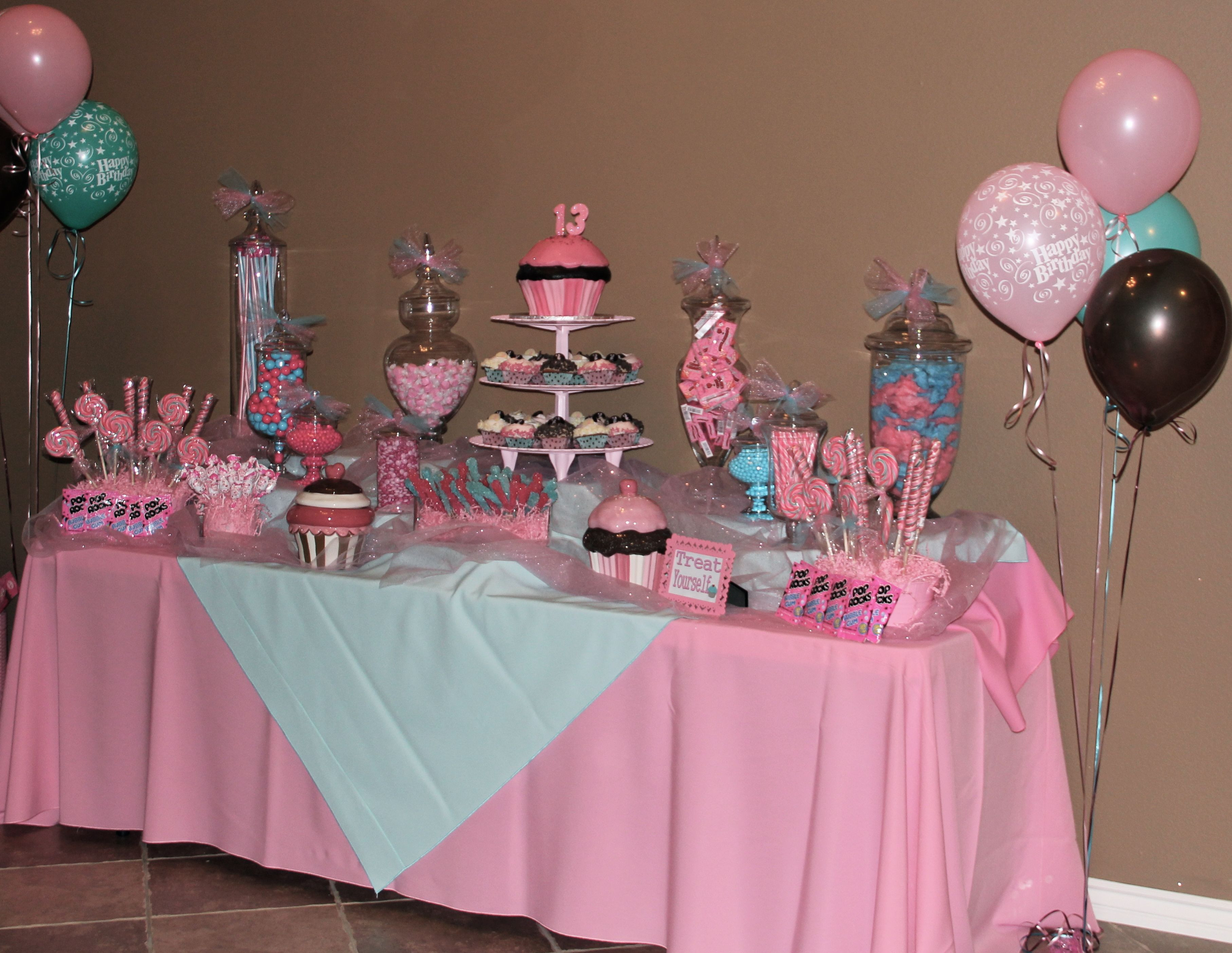 Best ideas about 13th Birthday Party Decorations
. Save or Pin Candy Bar Tays 13th Birthday CUTE PARTY STUFF Now.