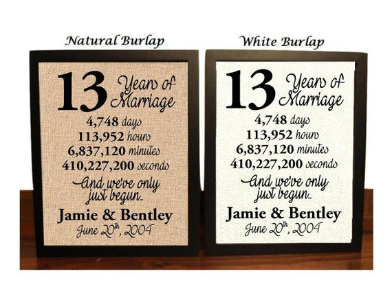 Best ideas about 13Th Wedding Anniversary Gift Ideas
. Save or Pin 13th Anniversary 13 Year Anniversary 13th Anniversary Gift Now.