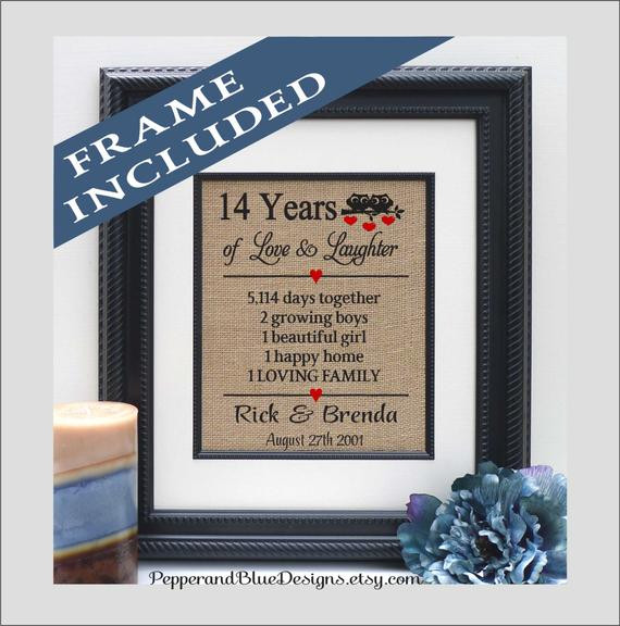 Best ideas about 14Th Anniversary Gift Ideas
. Save or Pin 14th wedding anniversary ts 14 years married 14 years Now.