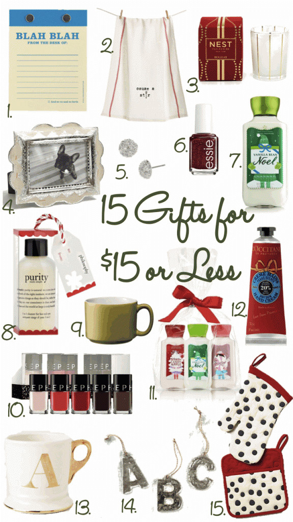 Best ideas about $15 Gift Ideas
. Save or Pin 15 ts under $15 great t ideas for coworkers Now.
